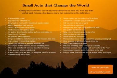 Small Acts